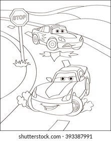 720  Coloring Pages Car Crash  HD