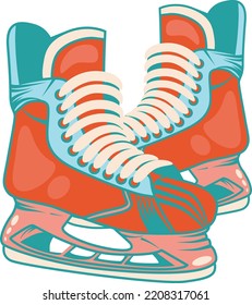 Vektorgrafik von Cute Sport Equipment