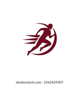 Cute sports logo vector illustration