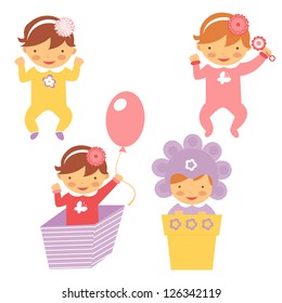 Cute spring babies collection