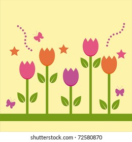 cute spring background