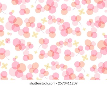 Cute spring floral background material