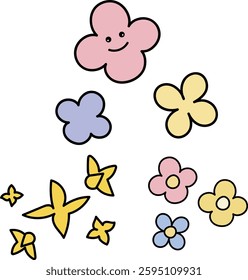 a cute spring flower decoration