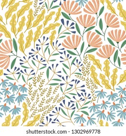 Cute spring seamless pattern