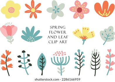 Illustration zur süßen Frühlings- und Sommerblume
