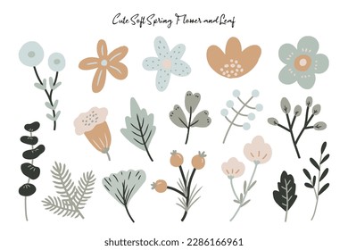Ilustración de la primavera y de la flor de verano