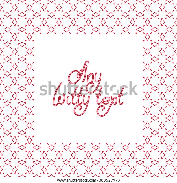 Download Cute Square Background Border Frame Abstract Stock Vector ...