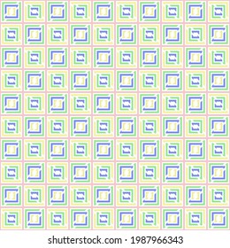 lindo cuadrado de color pastel sin costura vectorial de fondo, mejor para papel de pared, decoración de casa, fondo, envoltura de papel