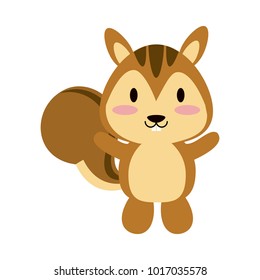 Cute squirrel cartoon