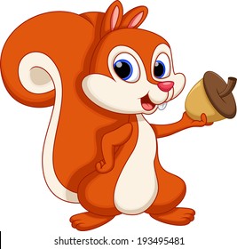 Cute Squirrel Cartoon