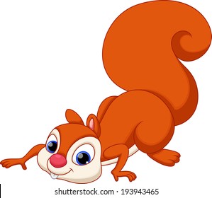 Cute Squirrel Cartoon