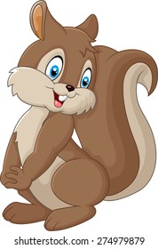 Cute squirrel cartoon
