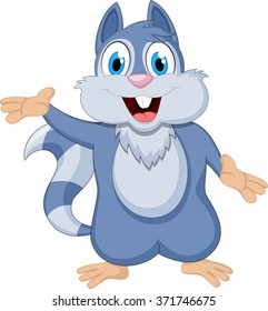 Cute squirrel cartoon