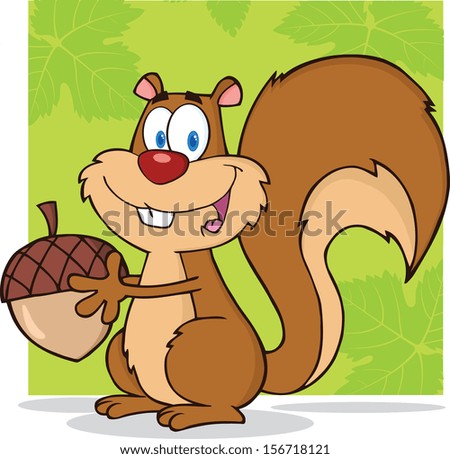 Similar – Image, Stock Photo autumn squirrel