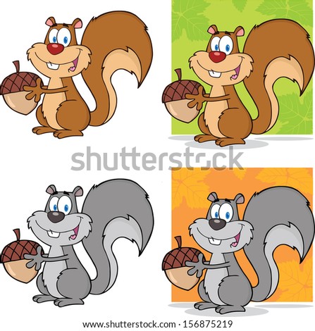 Similar – Image, Stock Photo autumn squirrel