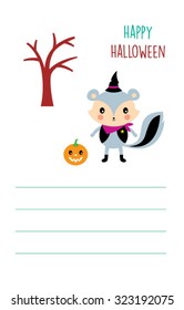 cute squirrel happy halloween tag