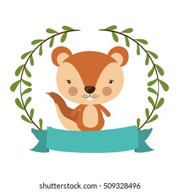 cute squirrel icon