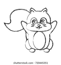 cute squirrel icon