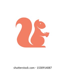 Cute squirrel logo for multiple business