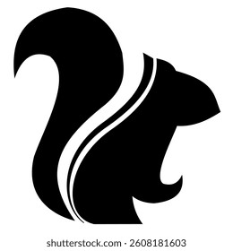 Cute squirrel, vector, cartoon, adorable.
