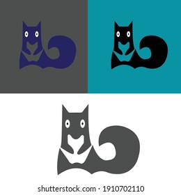 Cute squirrels logo for any buisness or commercial use