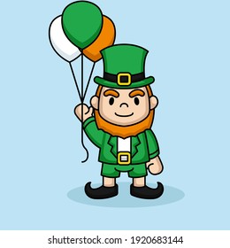 Cute St. Patrick's Day mascot design