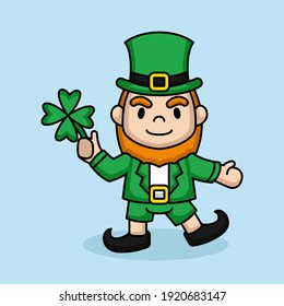 Cute St. Patrick's Day mascot design