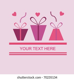 cute st. valentine's day card