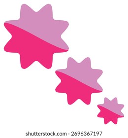 Cute Star Burst Vector Illustration