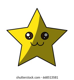 Cute star cartoon