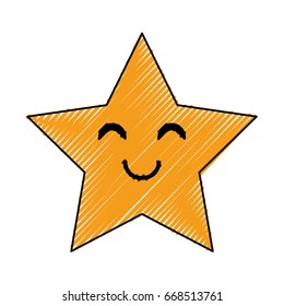 Cute star cartoon