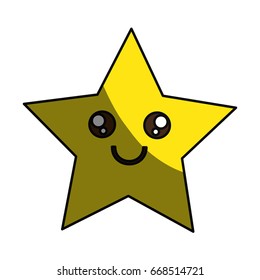 Cute star cartoon