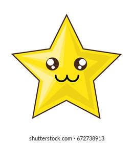 Cute star cartoon