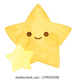 Cute star character with a smile