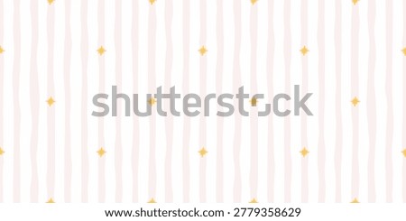 Cute star color night sky with gold stars and seamless. Space pattern for tiny pastel background dreamy illustration. Floral and checkered cottagecore elements perfect for wallpaper.