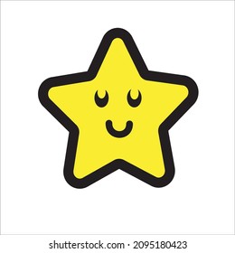 Las imágenes de icono de estrella personalizada son adecuadas para decorar plantillas de temas para niños y otros temas.