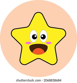 cute star icon or logo