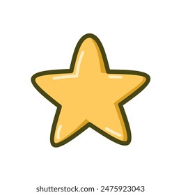 Cute star illustration, with a unique and attractive design