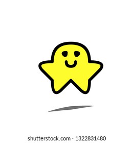 Cute star illustration vector