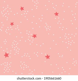 cute star print seamless pattern