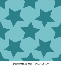 Cute star seamless repeat vector pattern. These colored stars would be perfect for gift wrap, stationary, packaging, and more. Great for children's products and fabrics. 