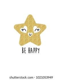 cute star smile