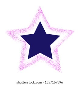 Cute Star Symbol Sparkle Design Vector Stock Vector (Royalty Free ...