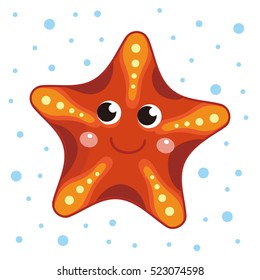 Cute Starfish Cartoon