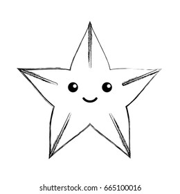 cute starfish isolated icon