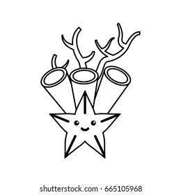 cute starfish isolated icon