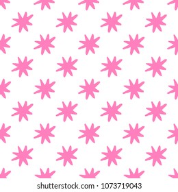 Cute stars. Festive seamless pattern for children. Vector illustration.