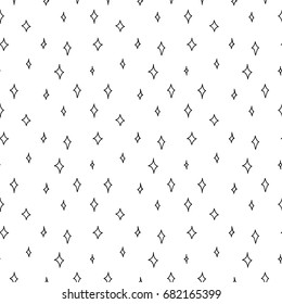 Cute Stars Hand Drawn Seamless Pattern for Clothes, Backpack, Notebook etc. Girl stuff.