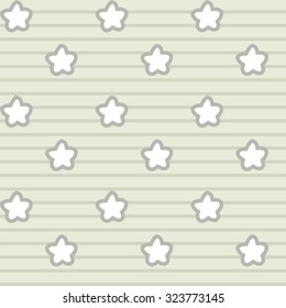 ilustração de vetor de padrão de estrelas bonitas