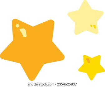 Cute Stars Planet Astrology Vector Illustration